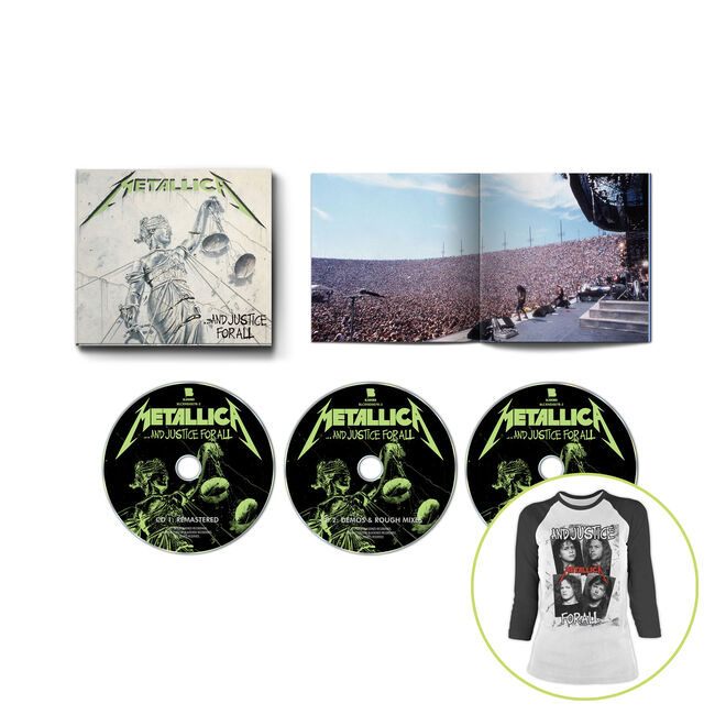 ...And Justice For All (Remastered) - 3-CD Expanded Edition & Women's T-Shirt Bundle, , hi-res